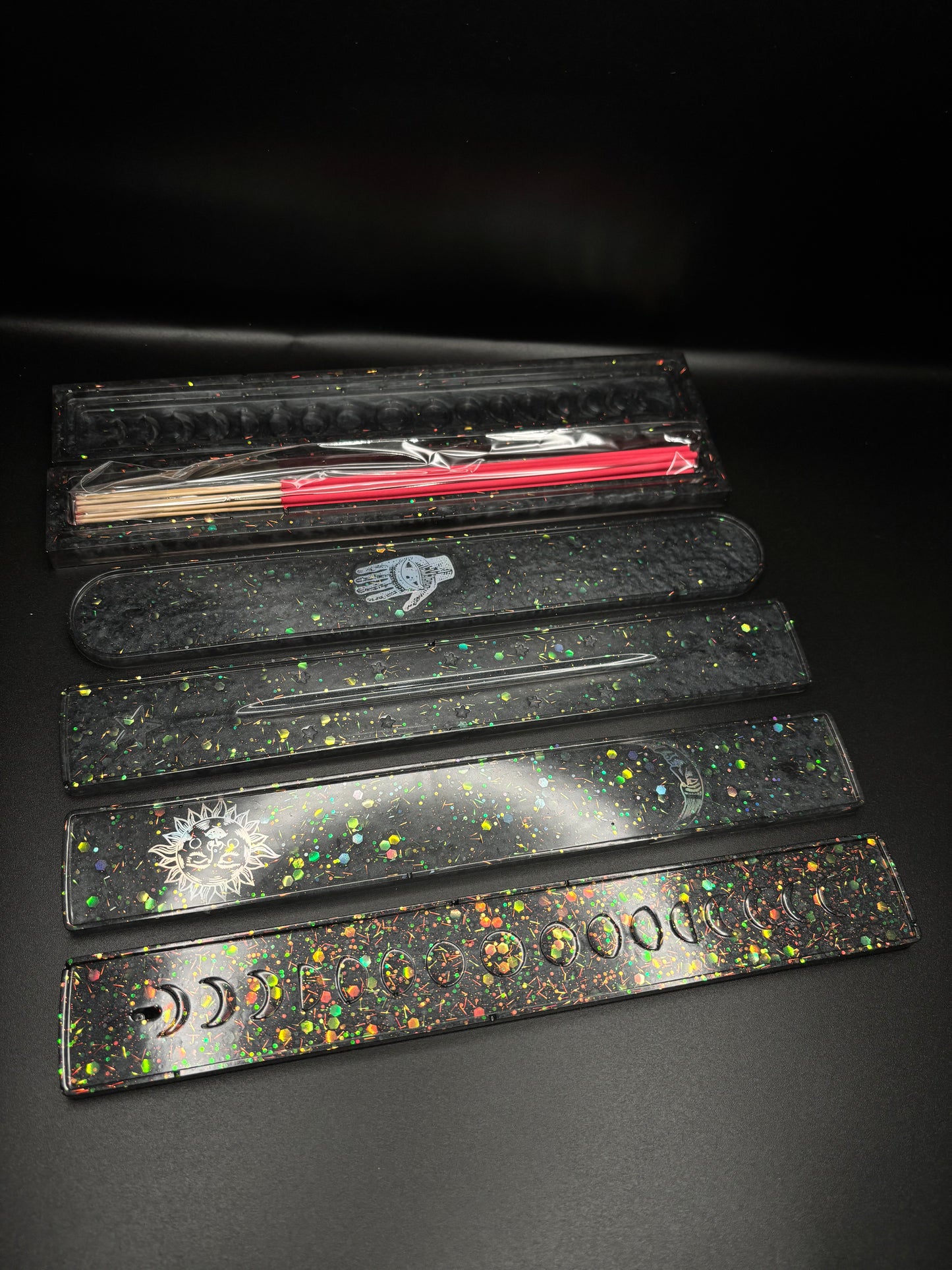 Smoke Offering - Incense Holder - Obsidian Nebula